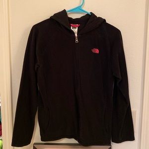 north face fleece zip-up
